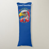 A verbluffende adelaar (1) lichaamskussen (Voorkant Verticaal)