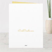 A Very BIG Modern Elegant Script Large Thank You Kaart (Achterkant)