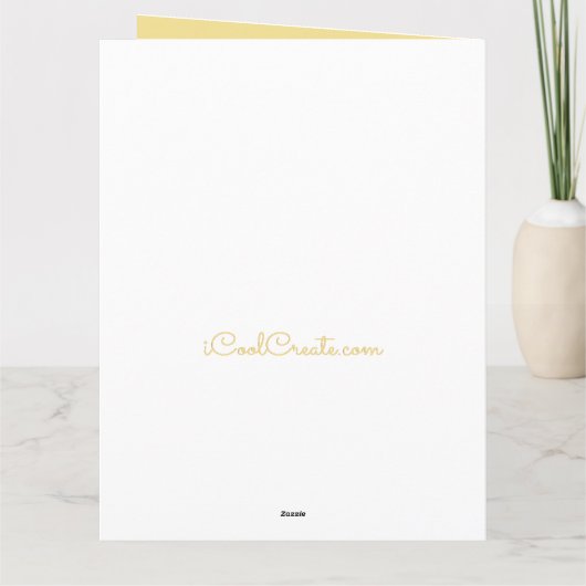 A Very BIG Modern Elegant Script Large Thank You Kaart (Achterkant)