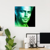 A Very Handsome Young Man on a 24x24 Wall Poster (Thuiskantoor)