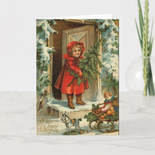 A Very Happy Christmas Feestdagen Kaart