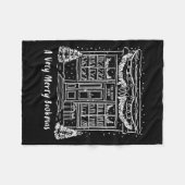 A Very Merry Bookmas Cozy Christmas Bookstore Holi Fleece Deken (Voorkant (Horizontaal))