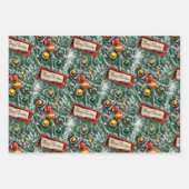 A Very Retro Merry & Bright Collection Inpakpapier Vel (Voorkant 3)