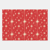 A Very Retro Merry & Bright Santas Inpakpapier Vel (Voorkant 2)