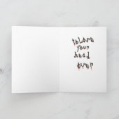 A Very Scary Birthday Kaart (Binnen)