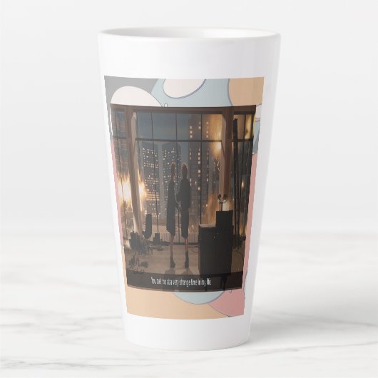 A Very Strange Time Latte Mug Latte Mok (Voorkant)