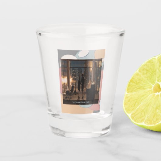 A Very Strange Time Shot Glass Shot Glas (Voorkant)