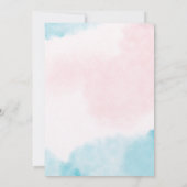 A vibrant 2nd birthday invitation with donuts.  kaart (Achterkant)