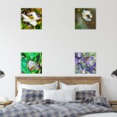 A Vibrant Garden Wildlife Art Collection Muurkunst Sets (Slaapkamer)