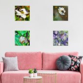 A Vibrant Garden Wildlife Art Collection Muurkunst Sets (Woonkamer)
