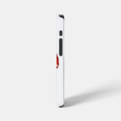 A vibrant red betta fish swimming. iPhone hoesje (Linkerkant)