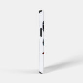 A vibrant red betta fish swimming. iPhone hoesje (Rechterkant)