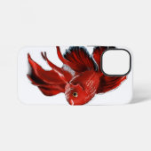 A vibrant red betta fish swimming. iPhone hoesje (Achterkant horizontaal)