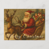 A Victorian Christmas Sleigh Ride with St. Nick Briefkaart (Voorkant)