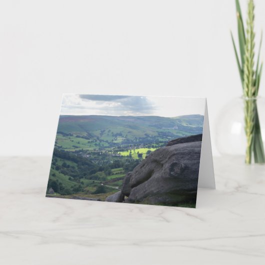 A View in the Peak District Greeting Card Kaart (Voorkant)