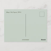 A View of Bergoo West Virginia Briefkaart (Achterkant)