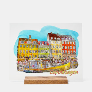 A view of Copenhagen Acryl Bord