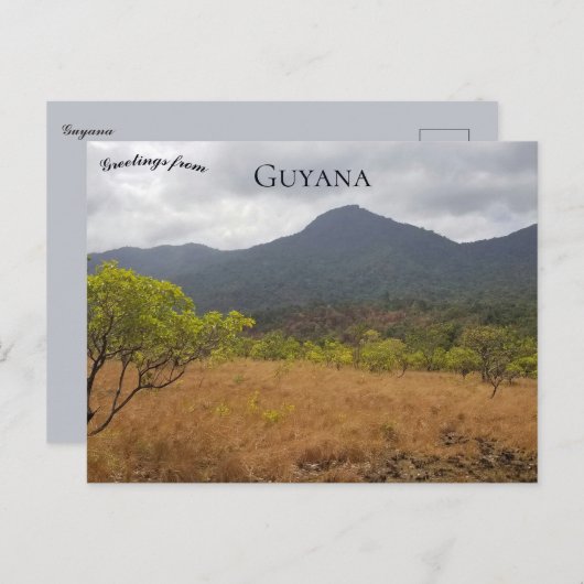 A View of Guyana Briefkaart (Voorkant / Achterkant)