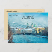 A View of Innsbruck Austria Briefkaart (Voorkant / Achterkant)