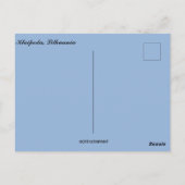 A View of Klaipeda Lithuania Briefkaart (Achterkant)