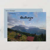 A View of Komovi Montenegro Briefkaart (Voorkant / Achterkant)