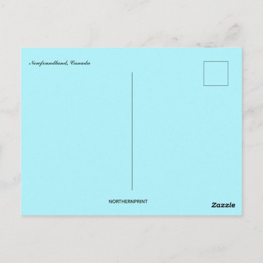 A View of Newfoundland Briefkaart (Achterkant)