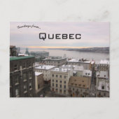 A View of Quebec City Quebec Canada Briefkaart (Voorkant)