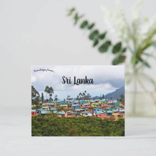 A View of Ragala Sri Lanka Briefkaart (Staand voorkant)