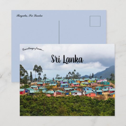 A View of Ragala Sri Lanka Briefkaart (Voorkant / Achterkant)