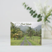 A View of Rarotonga Cook Islands Briefkaart (Staand voorkant)