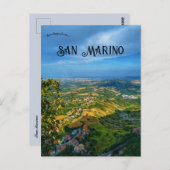 A View of San Marino Briefkaart (Voorkant / Achterkant)