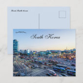 A View of Seoul South Korea Briefkaart (Voorkant / Achterkant)