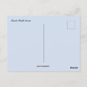 A View of Seoul South Korea Briefkaart (Achterkant)