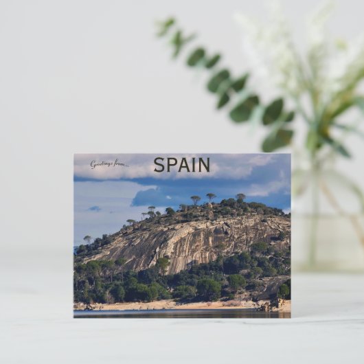 A View of Sierra Oeste Madrid Spain Briefkaart (Staand voorkant)