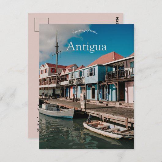 A View of St Johns Antigua Briefkaart (Voorkant / Achterkant)