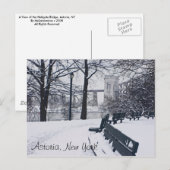 A View of the Hellgate Bridge, Astoria NY Briefkaart (Voorkant / Achterkant)