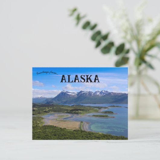 A View of Uganik Bay Alaska Briefkaart (Staand voorkant)