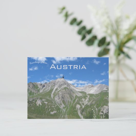 A View of Valluga Austria Briefkaart (Staand voorkant)