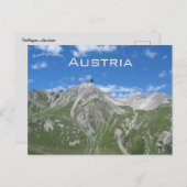 A View of Valluga Austria Briefkaart (Voorkant / Achterkant)