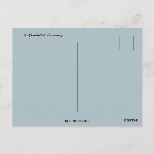 A View of Wolfenbuttel Germany  Briefkaart (Achterkant)