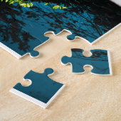 A view stuck to the wall legpuzzel (Zijkant)