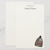 a view through a stirrup  briefpapier (Voorkant / Achterkant)