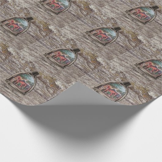 a view through a stirrup  cadeaupapier (Hoek)