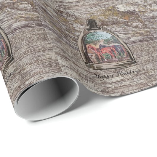 a view through a stirrup cadeaupapier (Rol Hoek)