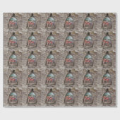 a view through a stirrup  cadeaupapier (Vlak)