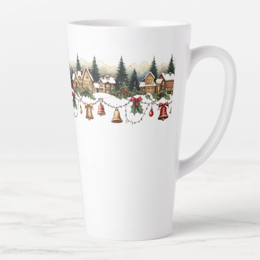 A Village Wrapped in Christmas Magic Latte Mok (Rechts)