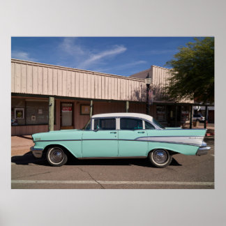 A vintage Chevrolet Bel-Air automobile, Poster