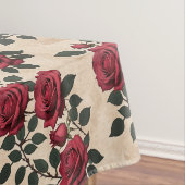 A Vintage Crimson Roses Tafelkleed (Voorbeeld)