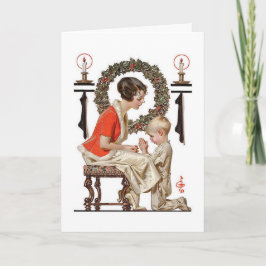 A Vintage J.C. Leyendecker Christmas card Feestdagen Kaart
