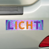 A_violet, Blume Des Lebens Lichtgestalt Bumpersticker (Op auto)